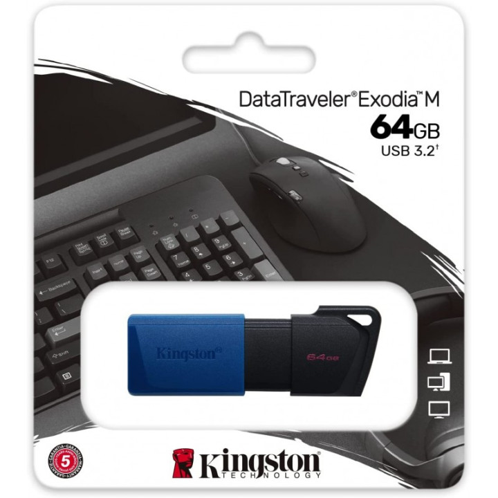 64Gb PenDrive USB3 Exodia M - Kingston