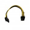 Power Adapter Cable from SATA to 8 PIN (6+2) PCI-E