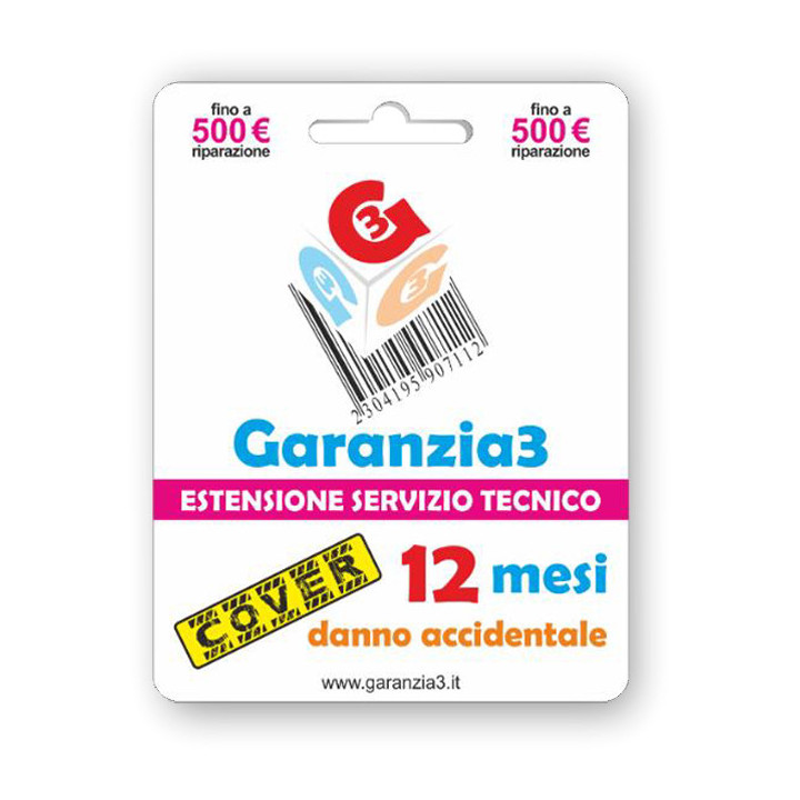 Garanzia COVER 1 anno massimale 500€ - Garanzia3