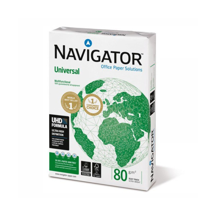 Carta A4 Navigator Universal 80 g/m² Risma da 500 fogli Navigator