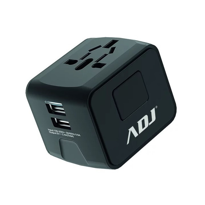 Adattatore per prese US/EU/AUS/UK, fino a 2000W - ADJ