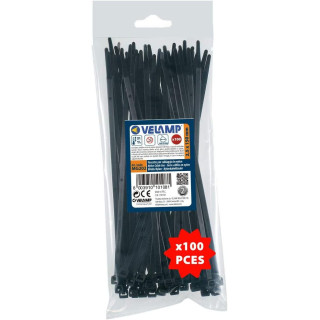 100 Fascette stringicavo, 2.5 x 100 mm - Velamp