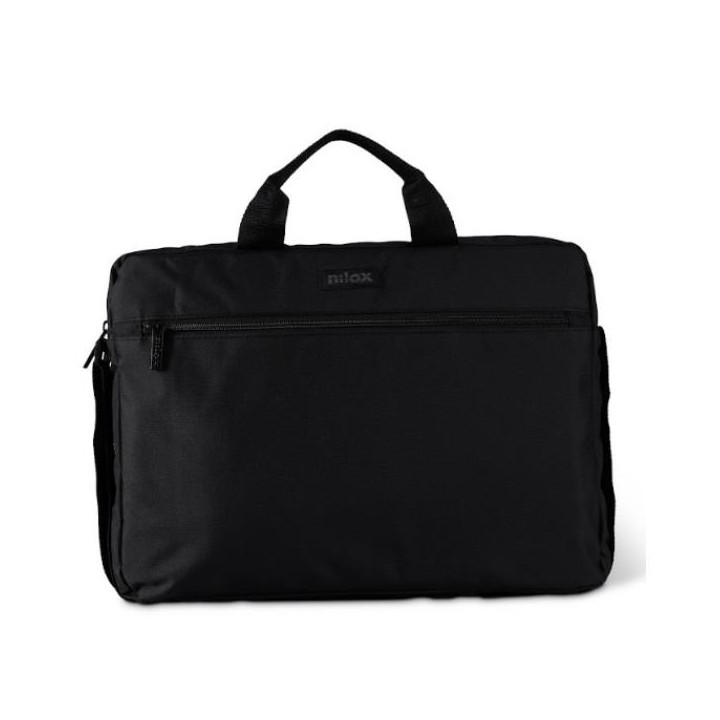 Borsa notebook 15.6 con tasca, nero - Nilox